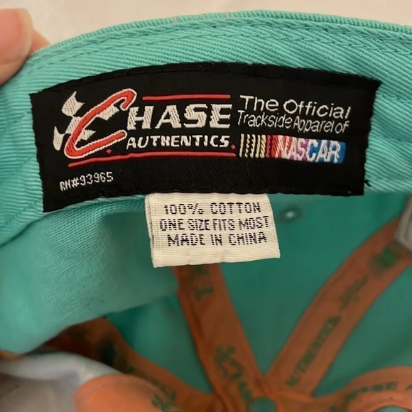 NASCAR hat ball cap authentics racing Kasey Kahne Chase race aqua grey - Picture 4 of 6